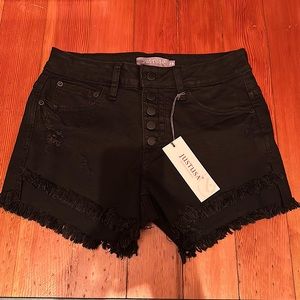JUSTUSA Black Fray Shorts